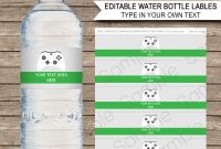 Xbox Party Water Bottle Labels  Video Game Theme Party regarding Template For Bottle Labels