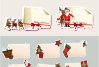 Xmas Label Templates Vector  Free Stock Vector Art  Illustrations throughout Xmas Labels Templates Free