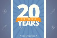 Year Anniversary Card Poster Template Royalty Free Cliparts with Template For Anniversary Card