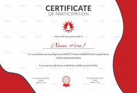Yoga Participation Certificate Design Template In Psd Word with Templates For Certificates Of Participation