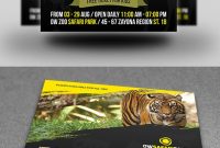 Zoo Flyer Template On Behance in Zoo Brochure Template