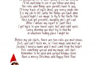Awesome Elf On The Shelf Letter From Santa Template  Wwwpantry pertaining to Elf On The Shelf Letter From Santa Template