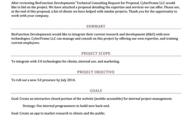 Best Consulting Proposal Templates Free ᐅ Template Lab in Consultant Proposal Template