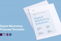 Clean Digital Marketing Proposal Template On Behance intended for Social Media Marketing Proposal Template