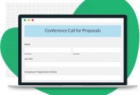 Conference Call For Proposals Template  Formstack intended for Call For Proposals Template