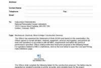Construction Proposal Template  Construction Bid Forms intended for Cost Proposal Template