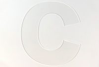 Cookie Cake Stencil Letter C Cookie Cake Lasercut  Etsy for Large Letter C Template
