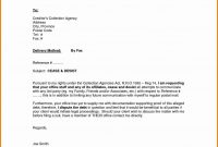 Dispute Letter To Collection Agency Luxury Cease And Desist intended for Dispute Letter To Creditor Template