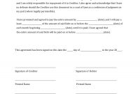 Download Iou I Owe You Debt Acknowledgment Form  Pdf  Rtf  Word with regard to Iou Letter Template