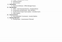 E On One Meeting Agenda Template with regard to Meeting Agenda Template Word 2010