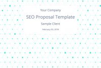 Easytouse Seo Proposal Template To Win Clients It's Free regarding Seo Proposal Template