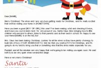 Free Letters From Santa  Santa Letters To Print At Home  Gifts with Free Letters From Santa Template
