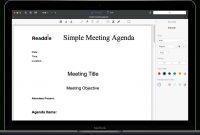 Free Meeting Agenda Template  Meeting Agenda Pdf Download within Board Of Directors Meeting Agenda Template