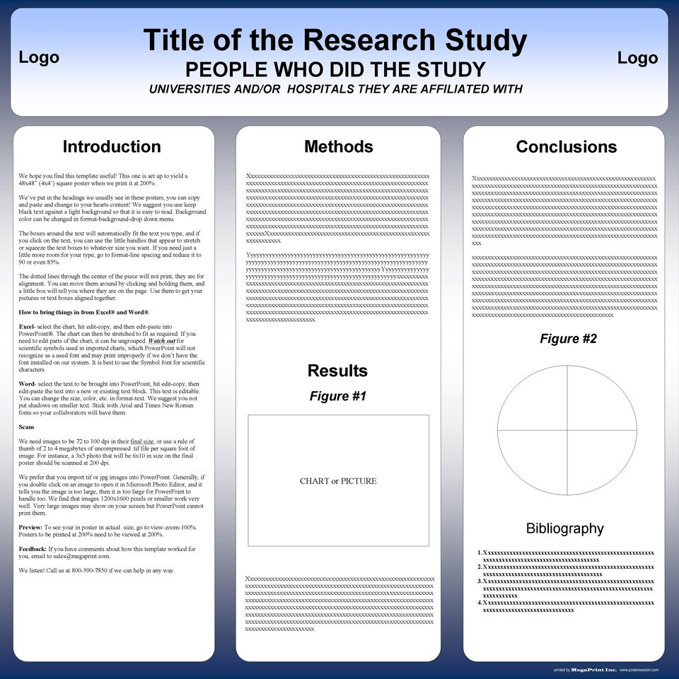 Free Powerpoint Scientific Research Poster Templates For Printing with regard to Poster Board Presentation Template