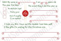 Free Printable Letter To Santa Template  Writing To Santa Made Easy throughout Free Printable Letter From Santa Template