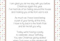 Goodbye Letter From The Elf On A Shelf  Christmas  Elf Letters intended for Elf Goodbye Letter Template