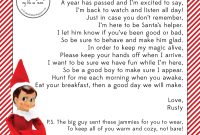 If You Need Help Getting Your Elf Organized This Year Please Check with Elf On The Shelf Arrival Letter Template