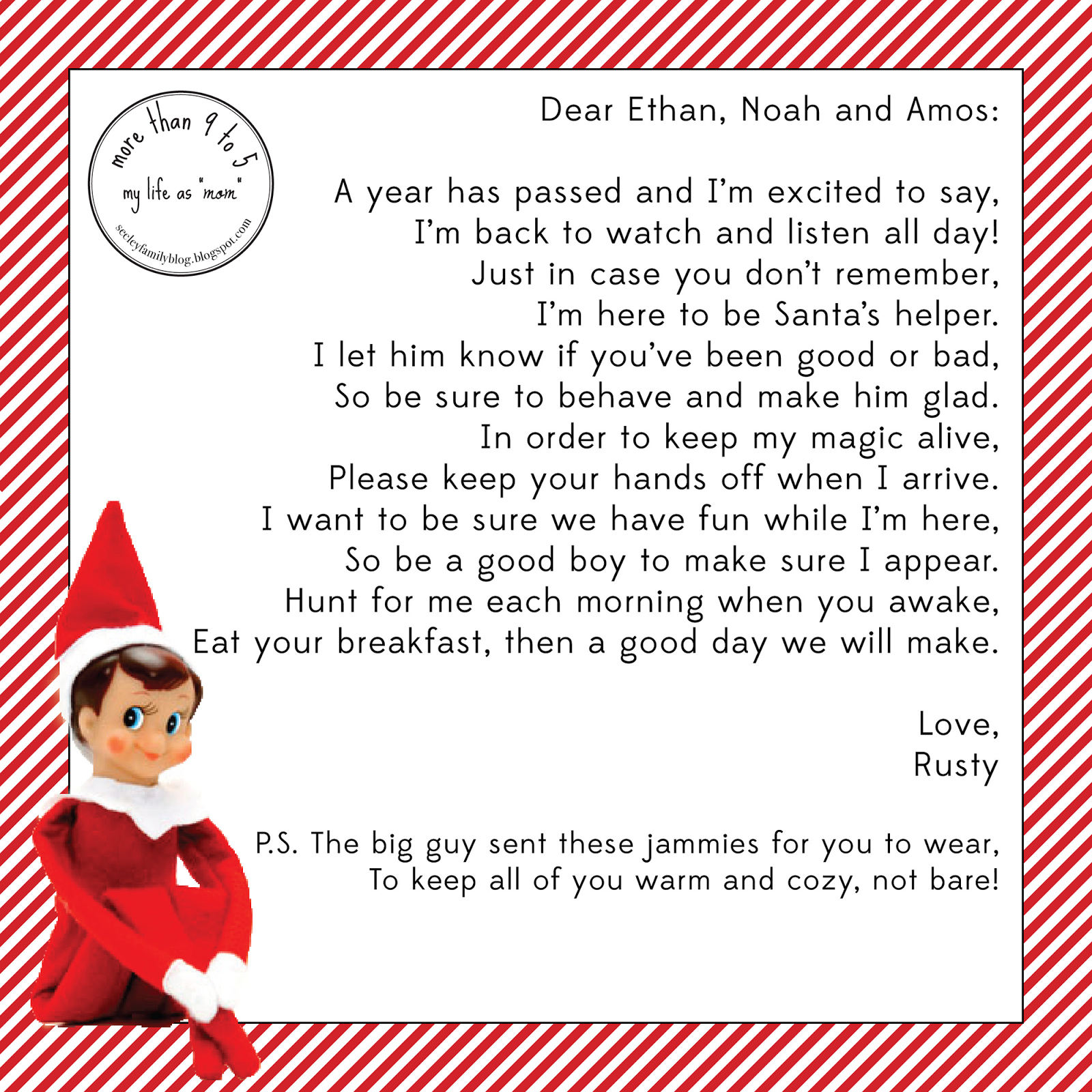 If You Need Help Getting Your Elf Organized This Year Please Check with Elf On The Shelf Arrival Letter Template