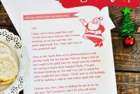 Letter From Santa  Free Printable with regard to Free Letters From Santa Template