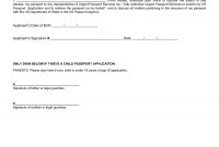 Letter Notarized Parental Authorization Sample Receive Passport for Notarized Letter Template For Child Travel