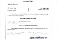 Letter Of Probate  Flakkeeweer throughout Probate Valuation Letter Template