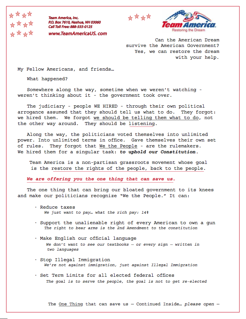 Letter Sample Political Fundraising Letter  Jeffrey Dobkin regarding Political Fundraising Letter Template