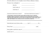 Notarized Letter To Travel With Child Mexico Template inside Notarized Letter Template For Child Travel