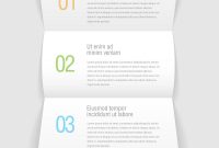 Open Booklets Letter Design Infographic Template Vector Image throughout Open When Letters Template