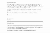 Parent Consent Letter For Travel Template Collection  Letter in Consent Agenda Template