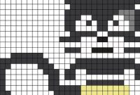 Perler Bead Pattern Black Panther  Bead Pattern Free for Hama Bead Letter Templates