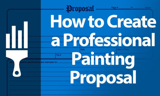 Professional Painting Proposal  How To Use One To Boost Your Sales within Painting Proposal Template
