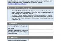 Professional Policy Proposal Templates  Examples ᐅ Template Lab regarding Policy Proposal Template