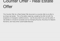 Real Estate Offer Letter Template Absolute  Word Format Premium throughout House Offer Letter Template