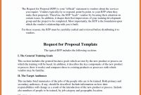 Request For Proposal Email Template For Sample Rfp Response Template with Request For Proposal Response Template