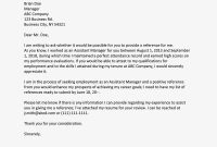 Sample Reference Request Letter throughout Letter Of Recommendation Request Template