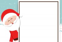 Santa Claus Letter Free Printable For Kids regarding Letter From Santa Claus Template