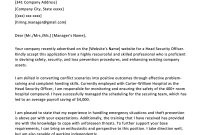 Security Guard Cover Letter  Resume Genius for Olden Day Letter Template