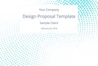 The Perfect Graphic Design Proposal Template And Bonus Bundle within Graphic Design Proposal Template