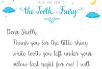 Tooth Fairy Letter Template  Baton Rouge Parents Magazine pertaining to Tooth Fairy Letter Template