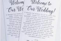 Wedding Welcome Bag Letter Template Collection  Letter Template with regard to Welcome Bag Letter Template