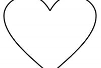 Best Photos Of Free Printable Heart Shape Template intended for Free Printable Heart Templates