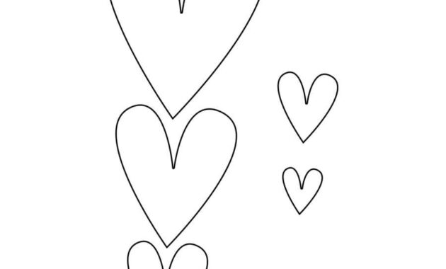 Free Printable Heart Templates  Download Heart Templates with Free Printable Heart Templates