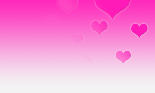 Pink Background Heart Patterns Backgrounds For Powerpoint in Free Love Heart Ppt Template