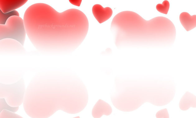 Red Love Hearts Backgrounds For Powerpoint  Love Ppt Templates pertaining to Free Love Heart Ppt Template